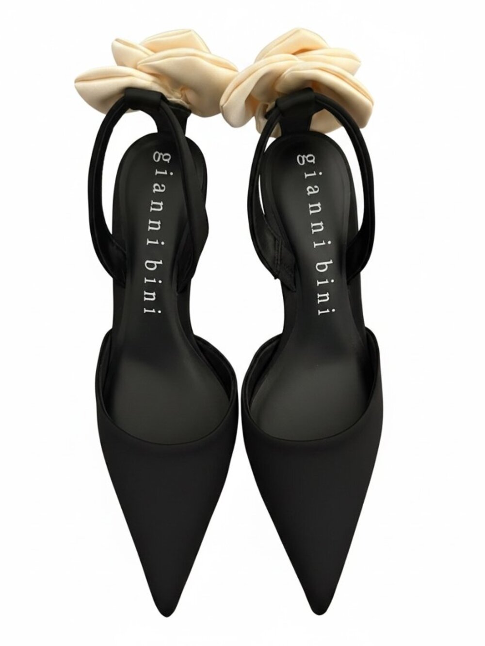 Gianni Bini Black Pointed Toe Slingback